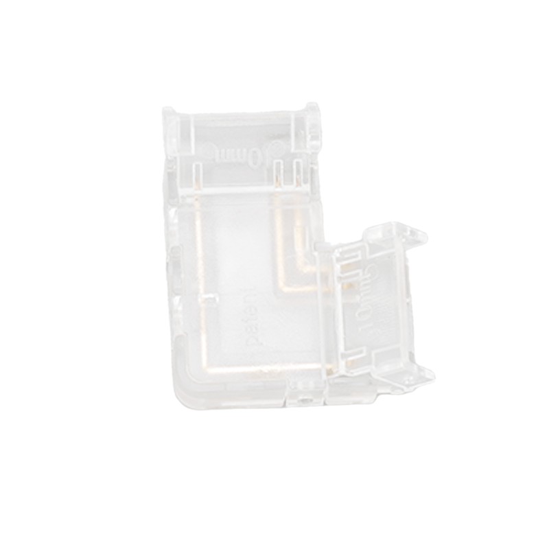 8pcs LED Strip Light Connector Professional Transparent 3Pin L Shaped