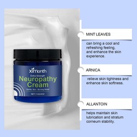 Neuropathy Cream - Soothing Cream for Feet, Legs, Hands, Etc. Aloe Shea Butter Gentle Clove Moisturizing Body Care Daily Suitable for Christmas gifts, and New Year gifts.