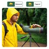 ESSLNB Spotting Scope with Tripod, 20-60x70 BAK4 High Definition Waterproof