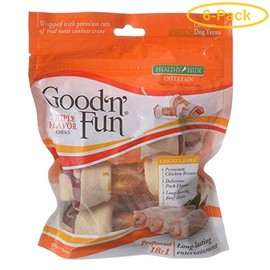 HEALTHY HIDE GOOD N FUN TRIPLE FLAVOR BONE