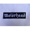 Unbranded Motorhead Patch 10” inch Embroidered Metal back patch White