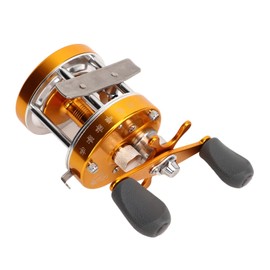 Tgoon Powerful Fishing Reel, Labor Saving Reduce Noise Soft Grip Centrifugal Brake Baitcasting Reel for Pool (Left Hand)
