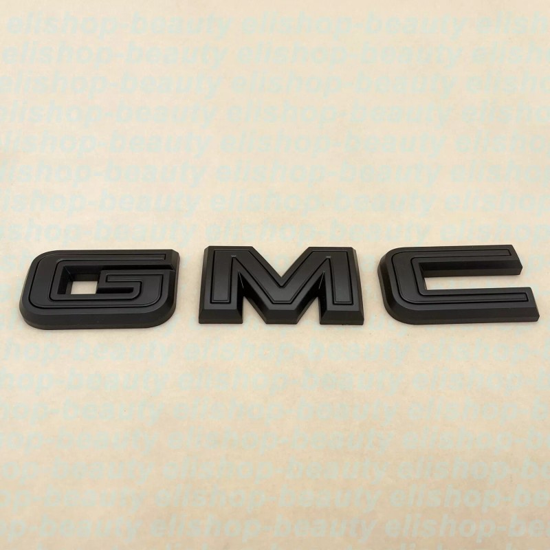 GMC MATTE Black OVERLAY 2019 - 24 Sierra 1500 Rear