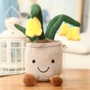 Potted Plush Decoration Cute Plants Plush Toy Skin Friendly Stuffed
