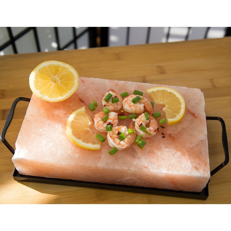 Zenware 12” x 8” Himalayan Salt Cooking Block Tray Holder