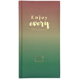 2025-2026 Slim Week to View Mid Year Academic Diary Student Teacher Planner (Multi Coloured Terrazzo)