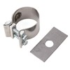 Clamp On Wideband Sensor Bung Adapter Adjustable Stainless Steel Oxygen