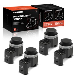 A-Premium 4-PC Reverse Backup Parking Assist Sensor Compatible with Land Rover Models - Range Rover 2010-2015, Range Rover Sport 2014-2015, Range Rover Evoque 2012-2015, LR4 2010-2015