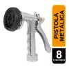 Truper Pistola Metálica Para Riego, 8 Funciones Truper 17481