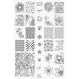 Uberchic Colección #4 Con 3 Placas Para Estampado De Uñas