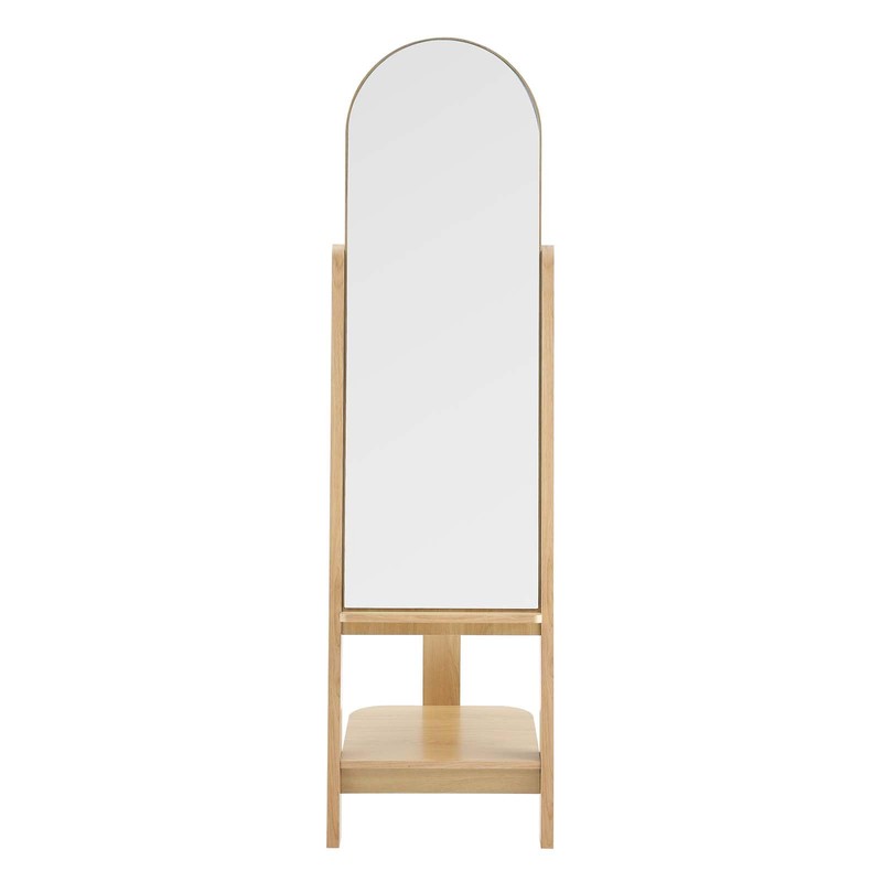 Modway EEI-6346-OAK Ascend Standing Mirror, Oak