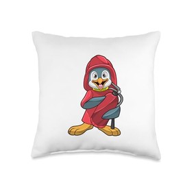 Penguin Firefighter Fire extinguisher Fire department Throw Pillow