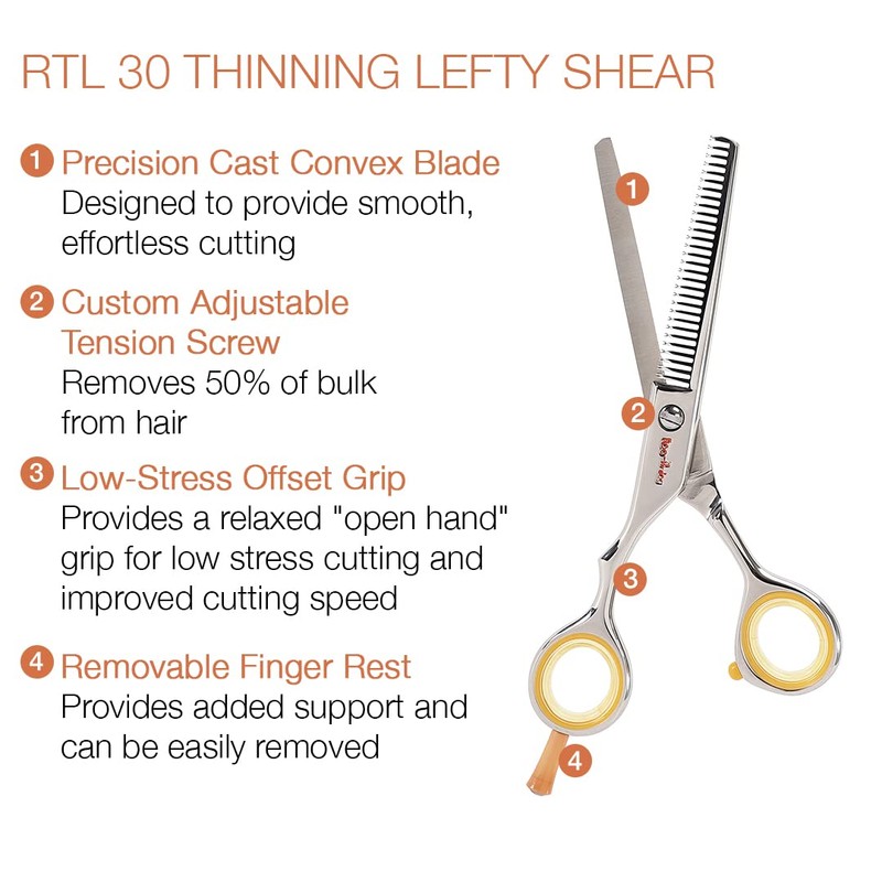 Cricket Centrix Roc-It Dog RTL 30 Lefty Thinning Shear for