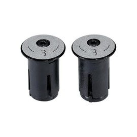 BBB Cycling Handlebar End Caps - ScrewOn Aluminium Reflective - Robust Aluminium Construction with Reflective Surface - Reusable Handlebar Plugs - Bicycle Accessories - Reflective - BHT-97R