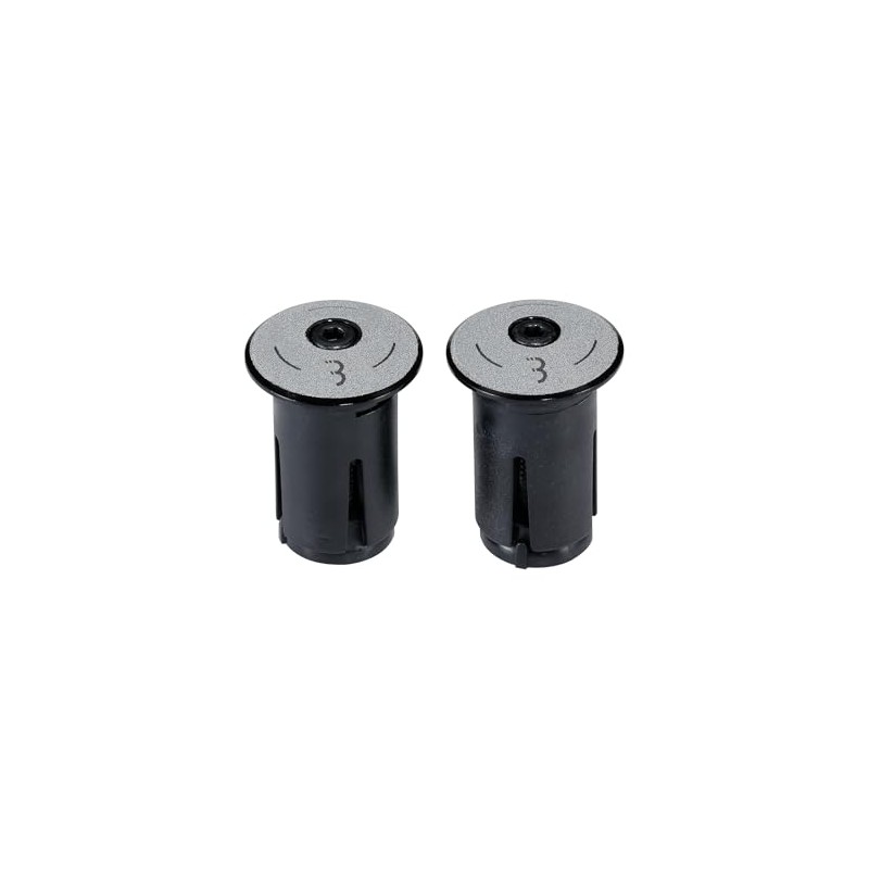 BBB Cycling Handlebar End Caps - ScrewOn Aluminium Reflective -