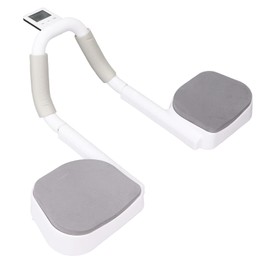 Plank Trainer, Abdominal Core Exercise Plank Trainer with Timer, Core Trainer Fitness Plank Trainer, Angle Width Adjustable (White)