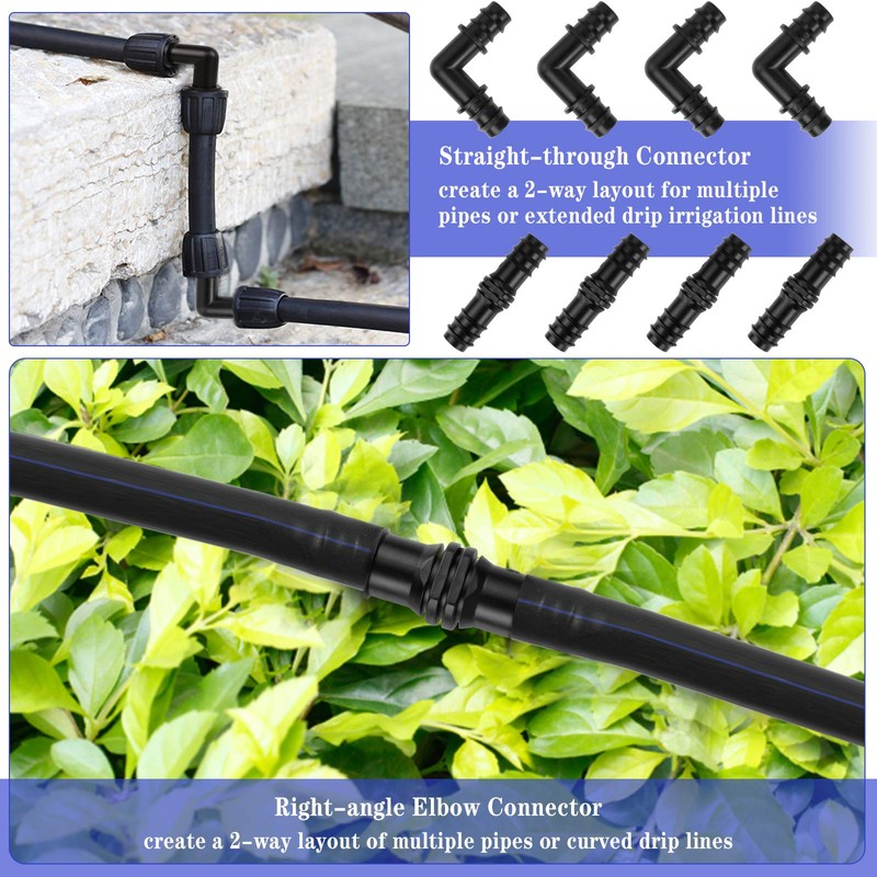 40 Pcs Hose Connector Irrigation Connector Irrigation Hose Connector Drip