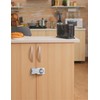 I-EASYDWW 3 Inch Keyed Hasp Lock for Cabinets & Small