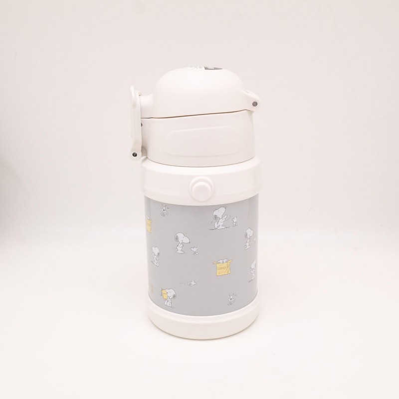 PEANUTS SBR 450S Stainless Steel Bottle with Straw