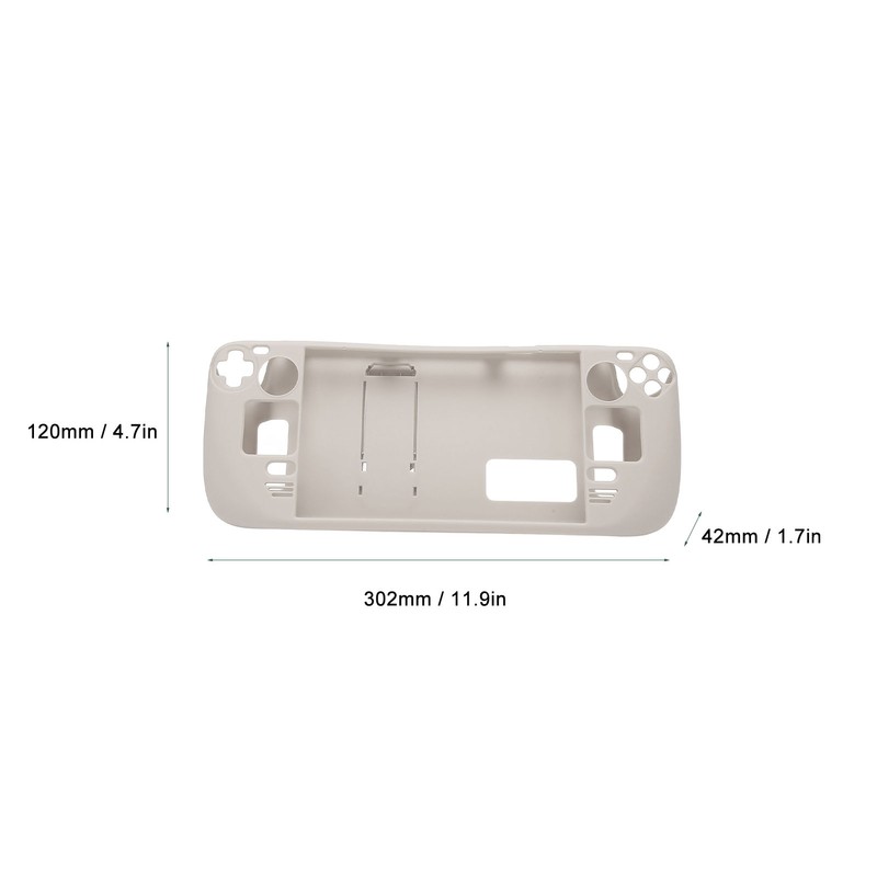 Kickstand Case for Steam Deck Hands Free Full Protection Fingerprint