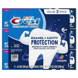 Crest Crest Kids Enamel + Cavity Protection Toothpaste, 4.1oz (Pack of 3)