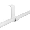 Kowibcl Curtain Rod Brackets for Ceiling-Mounted, Drapery Rod Holder for