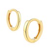 Suejin 18K Gold Plated 925 Sterling Silver Hoop Earrings for