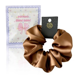 Hair Elastic, 100% Natural Silk, Hair Elastic, For Adults, Gentle On Hair, No Traces, High Elasticity Friction Relief, Hair Clip, Stylish, Hair Accessory, 3.0 inches (7.5 cm), Women, Elegant, Hair