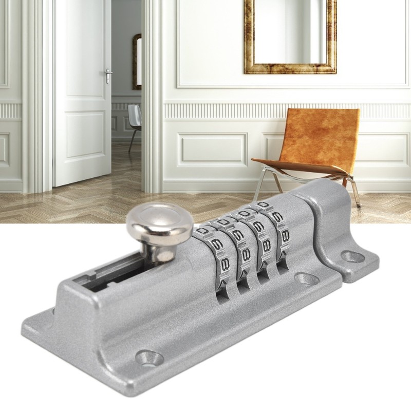 Combination Locking Bolt Safe Password Durable Rust Resistant Coating 4