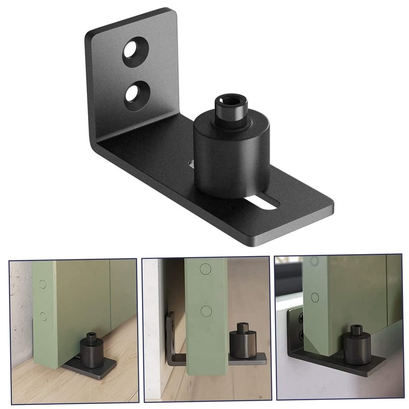 DOITOOL Adjustable Floor Guide Barn Door Swing Stopper Door Stoppers