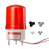 YASONG LTE-1101MJ Rotating Warning Light with 90dB Buzzer, AC110V-120V Industrial