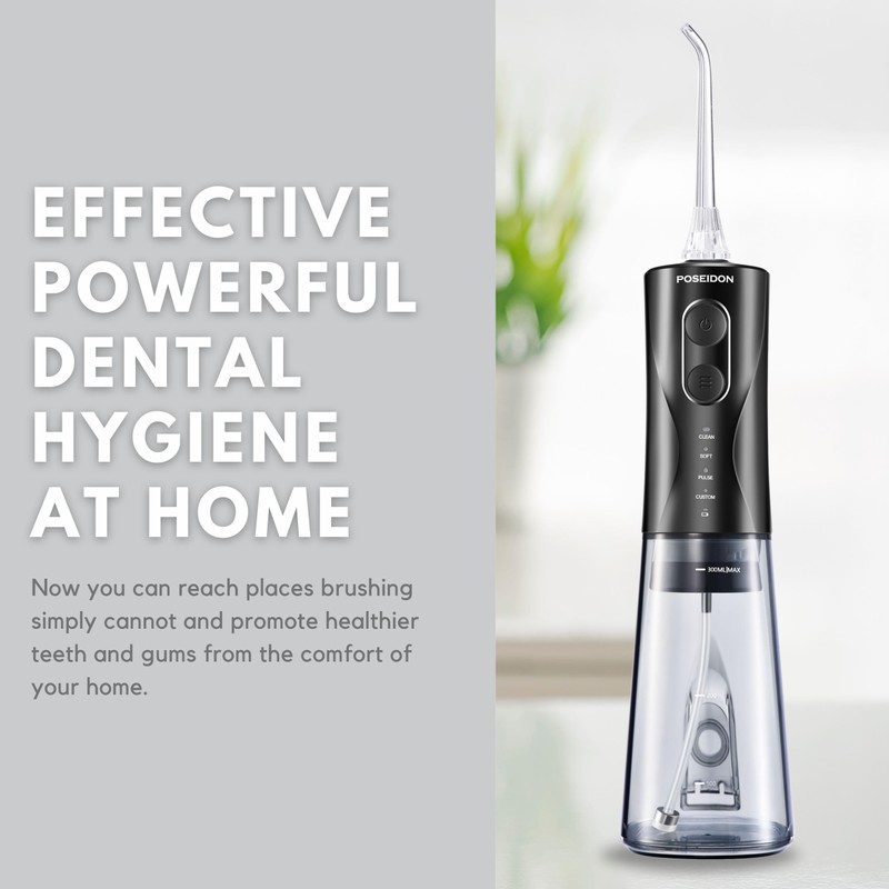 ToiletTree Products Oral Irrigator by Poseidon Portable and Cordless Water