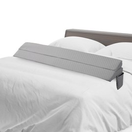 BluSkies Grey Bed Wedge Pillow for Bed Headboard, Leg, Knee, and Back Support | Post Surgery Recovery | Made of Polyester & Polyurethane