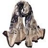 MAIRY Satin Scarf for Women Silk Oversized Scarves Ladies Shawls
