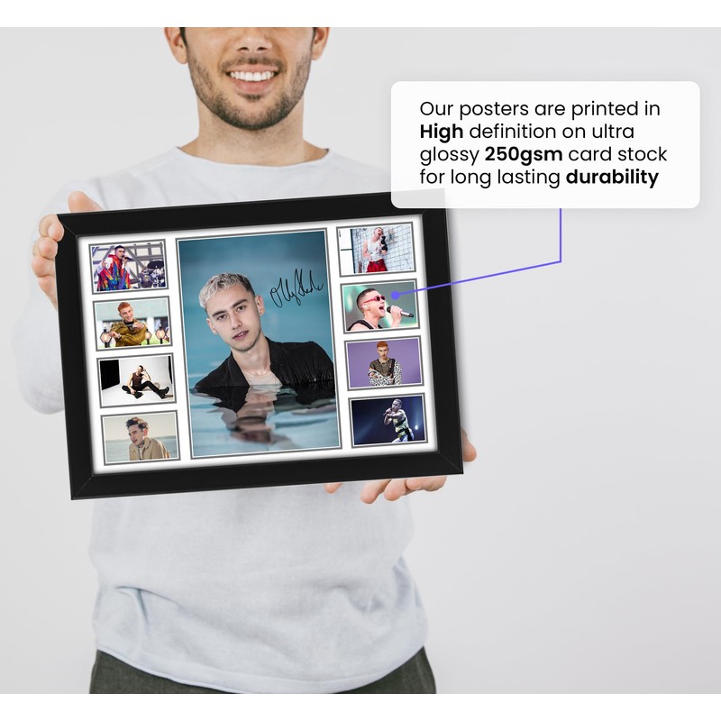 Olly Alexander Signed Poster Print- Limited Edition Autograph Fan Gift