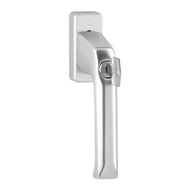 Hoppe Duraplus Window Handle London Natural Aluminium/Lockable/(Secu100 ®)