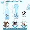 Shepinsky Indestructible Dog Chew Toys with Squeaker and Football Inside,