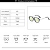 OSAGAMA Vintage Square Sunglasses for Women Men 70s Small Glasses