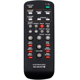 RM-AMU007 Replace Remote Control Compatible with Sony Mini Hi-Fi Component System FST-ZUX9 LBT-ZUX9 SS-ZUX9 HCD-ZUX9 SS-ZUX9P