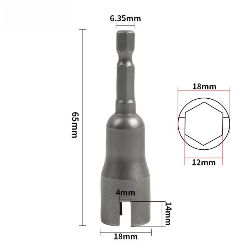 2PCS Power Wing Nut Driver Set, Wing Nut Drill Bit