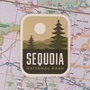 Vagabond Heart Sequoia National Park Sticker - Weatherproof Vinyl Souvenir