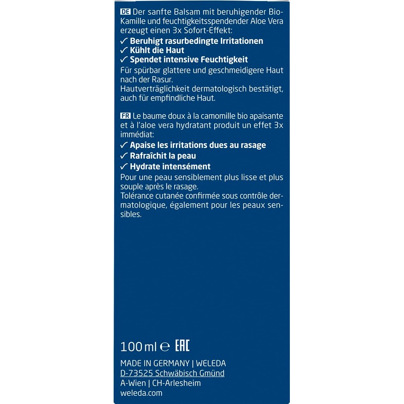 Weleda After Shave Balm, 3.4 Ounce