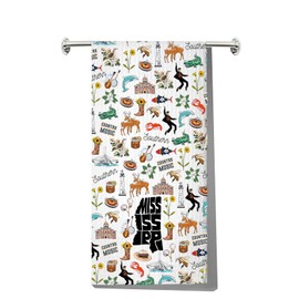 JNIAP Mississippi Kitchen Towel Mississippi State Gifts Mississippi State Dish Towel Mississippi State Hand Towel (Country Music kt)