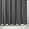 mDesign Luxury Shower Curtain, Waffle Design, Easy Care and Machine