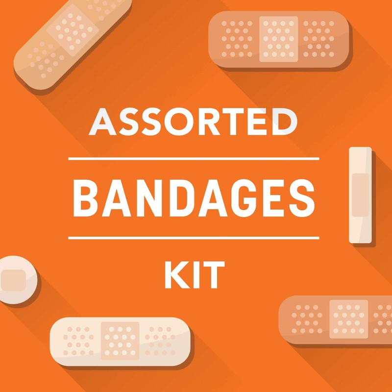 Ouch Essentials Adhesive Bandage Assortment, 245Count