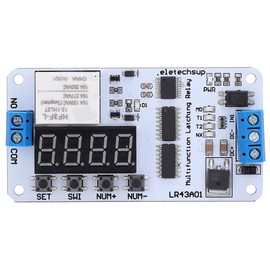 Relay Switch Module DC 12V Electromagnetic Lock Pulse Delay Electronic Component LR43A01