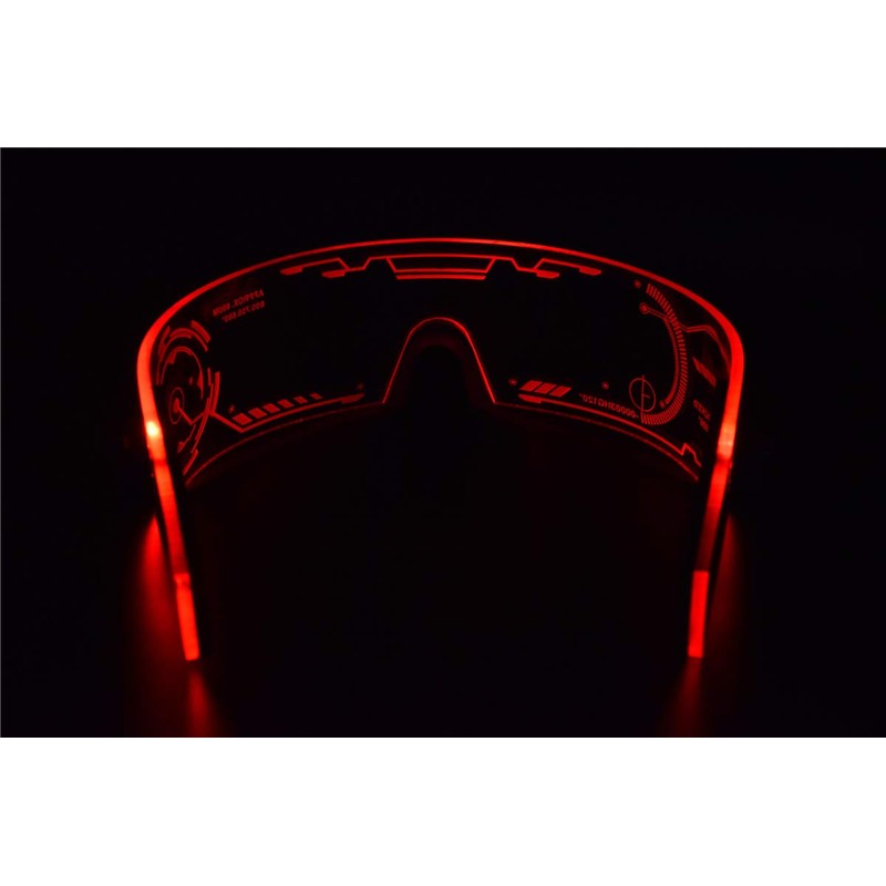 ASVP Shop Cyberpunk LED Visor Glasses - Perfect For Cosplay