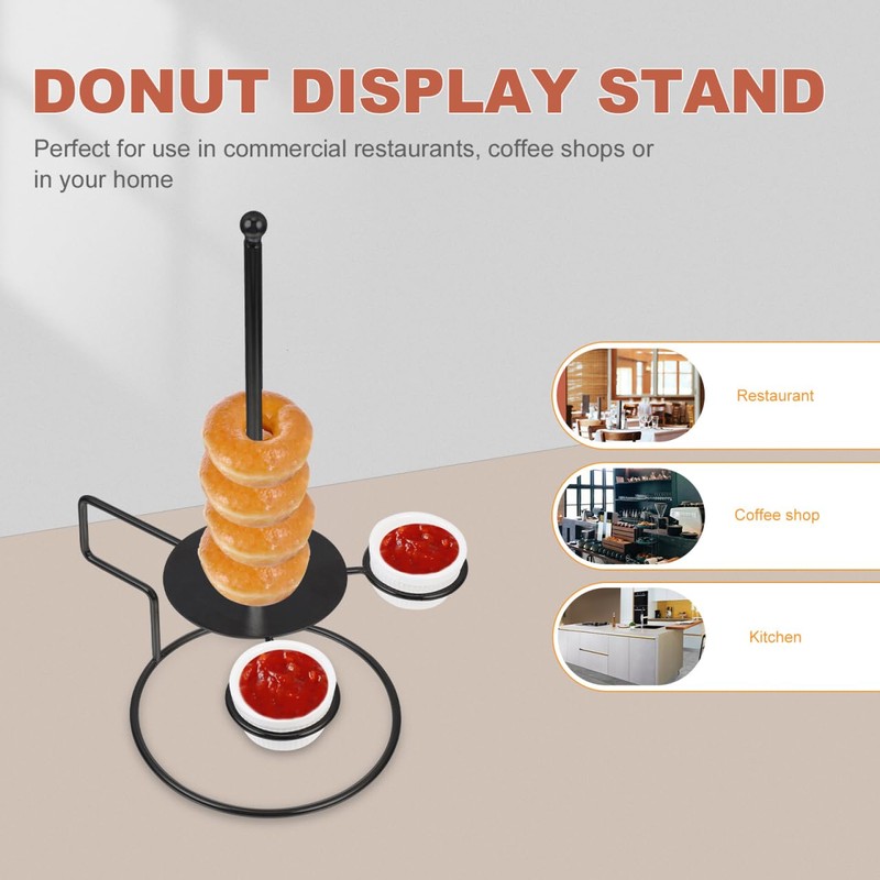 SHERCHPRY Onion Rings Stand Onion Ring Holder Donut Stands Tower