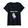 Womens Superb Owl V-Neck T-Shirt