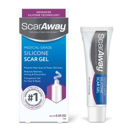 ScarAway Medical-Grade Silicone Scar Gel 0.35 oz exp 02/27+ (F1)